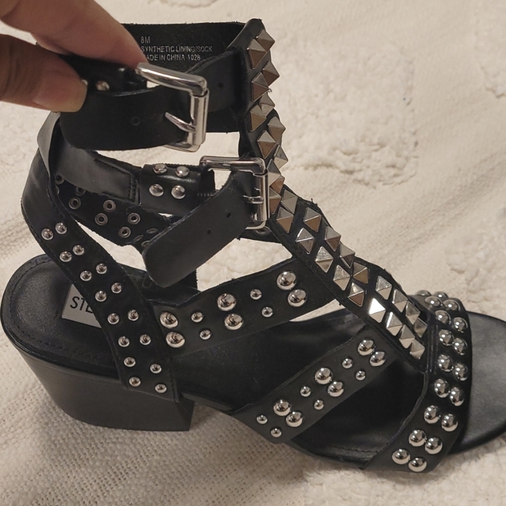 Steve Madden studded sandals NWOT